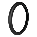 Skin-Cover, coprivolante elasticizzato in vera pelle - S - Ø 35/37 cm