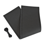 Standard, coprivolante in pelle - L - Ø 37/39 cm - Nero