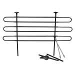 GRIGLIA DIVISORIA TELESCOPICA A 3 ELEMENTI, GRG-5