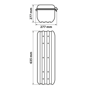 Cassetta porta estintore
