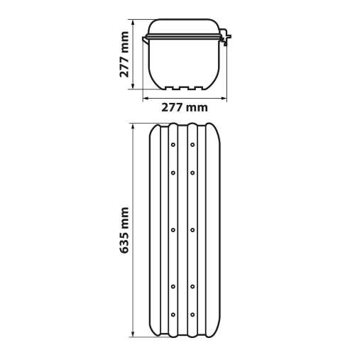 Cassetta porta estintore