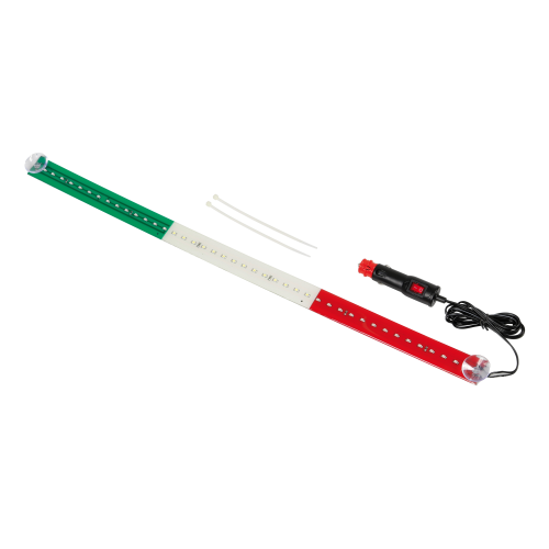 Bandiera luminosa 60 cm, 42 Led, 24V - Italia