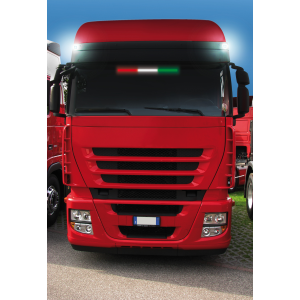 Bandiera luminosa 60 cm, 42 Led, 24V - Italia