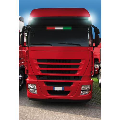 Bandiera luminosa 60 cm, 42 Led, 24V - Italia