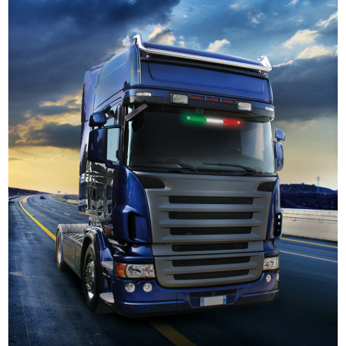 Bandiera luminosa 60 cm, 42 Led, 24V - Italia