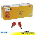 1 LAMPADINA PHILIPS PR21W 12V 21W COLORE ROSSO LUCE STOP BAW15s