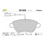 PASTIGLIE FRENO ANT. ABARTH 500 / 595 / 695 ALFA ROMEO MITO FIAT BRAVO II PUNTO