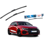 Kit Coppia Spazzole Tergi Anteriore + Posteriore A984S+A301H Adat. Audi A3 (8YA)