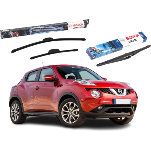 Kit Coppia Spazzole Tergi Anteriore + Posteriore AR553S+H301 Per Nissan Juke (F15)