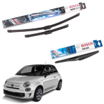Coppia Spazzole Anteriori Bosch Aerotwin Per Fiat 500 (312) Dal 08.2008-->