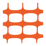 RETE DA CANTIERE H 1,0X50 M 100 GR/M2 ARANCIO