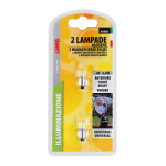 Set 2 lampadine alogene - 6V - 2,4W