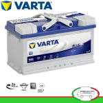 Batteria Varta 80Ah 12V Blue Dynamic N80 EFB 580 500 080