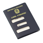Porta carta d'identità cartacea (vecchio formato)
