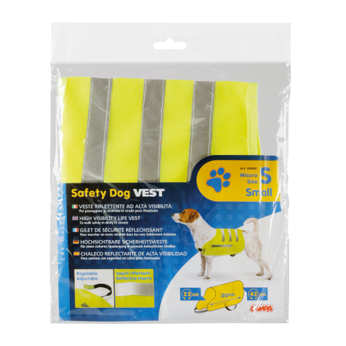 Dog Safety vest, veste riflettente ad alta visibilità - S