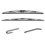 Coppia Spazzole Spatole Tergicristallo Parabrezza Anteriore 65cm 36cm