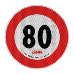 Contrassegno limite velocità - 80 Km/h
