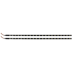 Ultra-Strips, 12V - 21 Led - 2x50 cm - Bianco