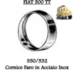 CORNICE FARO FIAT 500 D-F-L ACCIAIO CROMATO