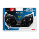 Avvisatore acustico bitonale, Ø 85 mm - 12V