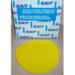 10 Dischi carta abrasiva in velcro grana P60 per levigatrice orbitale - Ø= 150mm