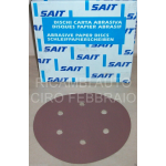 10 Dischi carta abrasiva velcro grana P320 per levigatrice orbitale - Ø= 150mm