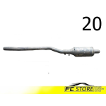 SILENZIATORE MARMITTA CENTRALE VOLKSWAGEN GOLF I (17) 1.5 D 068253209 068253209A