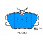 PASTIGLIE PATTINI FRENO ANTERIORE MERCEDES-BENZ 190 CLASSE E KOMBI T-Model