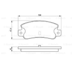 PASTIGLIE PATTINI FRENO POST. FIAT CROMA LANCIA DELTA I PRISMA THEMA THEMA SW