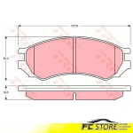 TRW Kit pastiglie freno Anteriori Nissan Primera Primera Hatchback