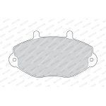 PASTIGLIE PATTINI FRENO ANT. FORD TRANSIT Autobus FORD TRANSIT Furgonato