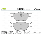 PASTIGLIE PATTINI FRENO ANT. ALFA ROMEO 145 146 147 155 156 166 GT GTV SPIDER