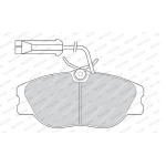 PASTIGLIE PATTINI FRENO ANT.ALFA ROMEO 155 (167_) 2.0 16V Turbo Q4-2.5 TD-2.5 V6