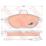 PASTIGLIE FRENO ANT. CITROËN EVASION JUMPY FIAT SCUDO ULYSSE PEUGEOT 806 EXPERT