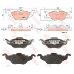 PASTIGLIE FRENO ANT. CHEVROLET CORSA OPEL ASTRA G G Cabriolet G CLASSIC ZAFIRA A