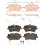 PASTIGLIE FRENO ANT.MERCEDES-BENZ C-CLASS Sportcoupe CLASSE C CLASSE CLC CLK SLK
