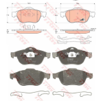 PASTIGLIE PATTINI FRENO ANTERIORE RENAULT ESPACE IV LAGUNA II SC?IC I VEL SATIS