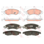 PASTIGLIE PATTINI FRENO ANTERIORE OPEL AGILA (A) SUZUKI WAGON R+ 9214835 5581083