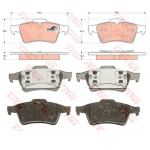 PASTIGLIE FRENO POST. FORD TOURNEO CONNECT NISSAN PRIMERA RENAULT ESPACE IV