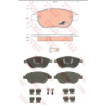 PASTIGLIE FRENO ANT. CITRO? C3 I C4 Coup?4 I XSARA PICASSO PEUGEOT 1007 207
