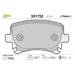 PASTIGLIE FRENO POST. AUDI A3 S3 A4 A6 TT SEAT ALTEA SKODA OCTAVIA II VW GOLF VI