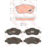 PASTIGLIE FRENO ANT. FIAT PANDA PANDA CLASSIC 1.2 4x4 PANDA Van 1.2 4x4 77362691