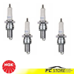 4 CANDELE NGK BPR5ES 7422 ASIA MOTORS ROCSTA FIAT FIORINO Pick up HONDA CIVIC I
