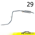 MARMITTA SILENZIATORE CENTRALE FIAT REGATA FIAT RITMO DESCAM 10.17.32 5980874