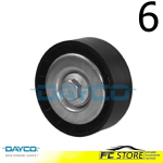 RULLO TENDITORE TENDICINGHIA POLY-V per FIAT PALIO (178) 1.2 46756937 55204392