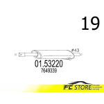 SILENZIATORE MARMITTA CENTRALE FIAT TIPO (160_) 1.7 D FIAT 7649339 POLMO 07.126