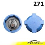 TAPPO RADIATORE E VASCHETTE RAFFREDDAMENTO ADAT. SKODA FAVORIT VW GOLF I PASSAT