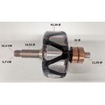 ROTORE ALTERNATORE 45A 12V ALFA ROMEO ALFA SUD AUDI 50 80 100 FIAT 132 1600 2000