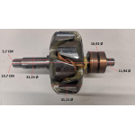 ROTORE ALTERNATORE 45A 12V FORD TRANSIT A48 BOSCH 1124034079