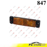 OLSA SIDE MARKER 3 LED CON CATARIFRANGENTE ARANCIO 12/24V